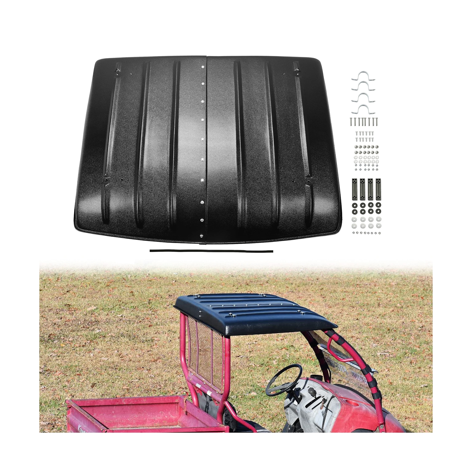 Hard Roof Top Compatible with 2005-2023 Kawasaki MULE 600 610 4x4 SE XC SX UT...
