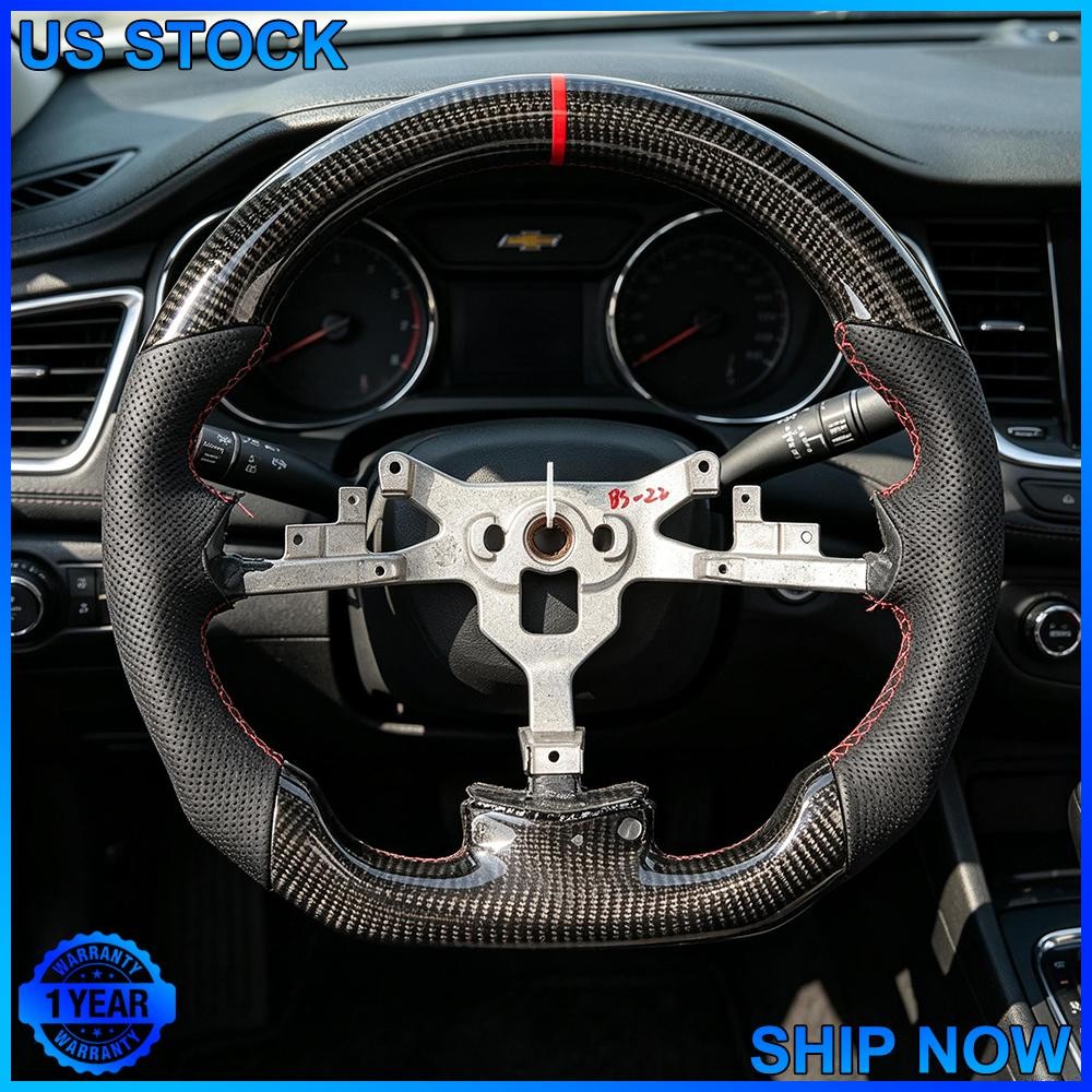 ✅Real Carbon Fiber Sport Steering Wheel for Chevrolet Corvette C6Z06 ZR1 2006-13
