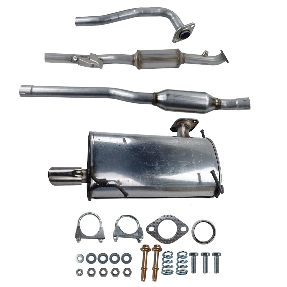 For 08-09 Mitsubishi Outlander 2.4L AWD Cat Converter Resonator Muffler Exhaust