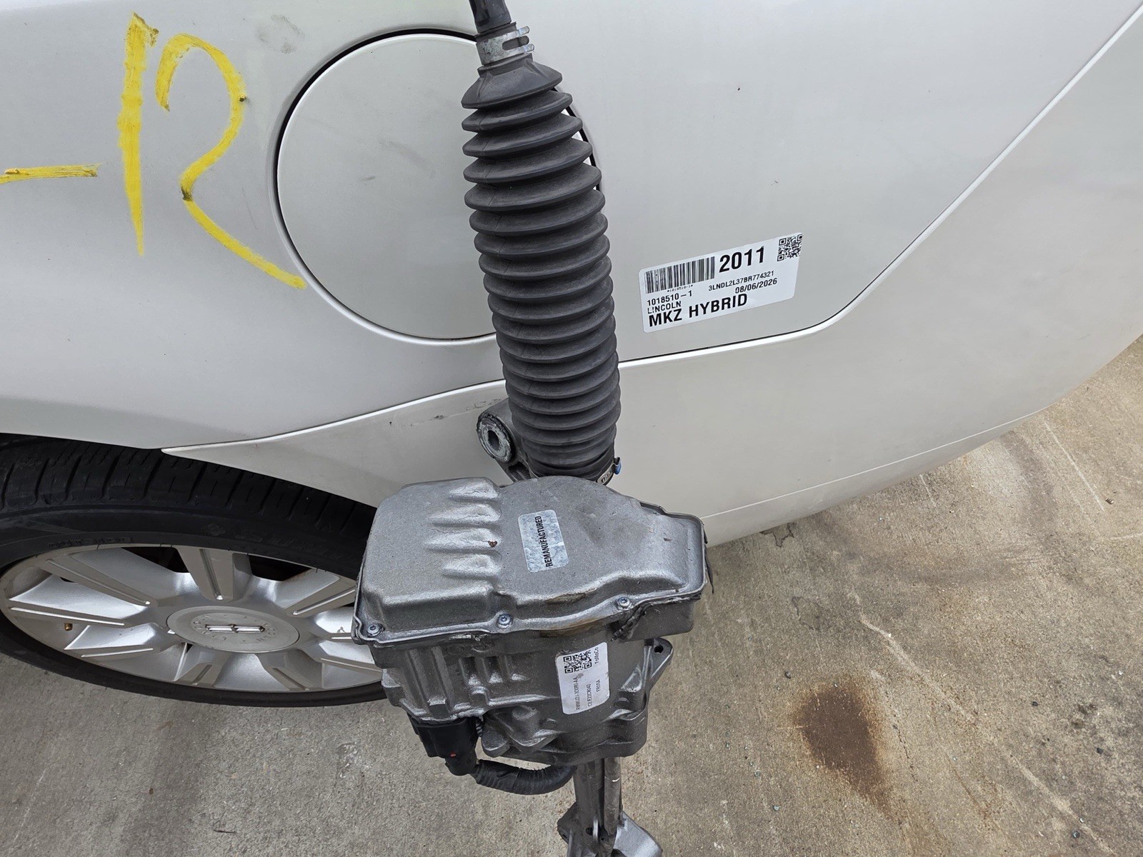 2010-2012 Ford Fusion Power Rack & Pinion OEM Electric Assist Steering Tested 2010-2012 Ford Fusion Power Rack & Pinion OEM Electric Assist Steering Tested