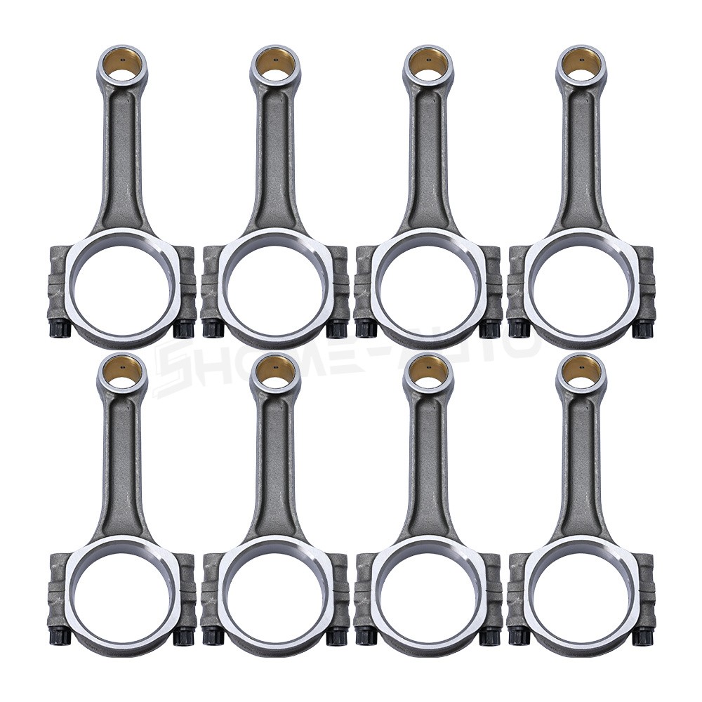 8Pcs Connecting Rods Set For 1996-2002 GMC Yukon Tahoe SBC 350 305 5.7L 5.0L