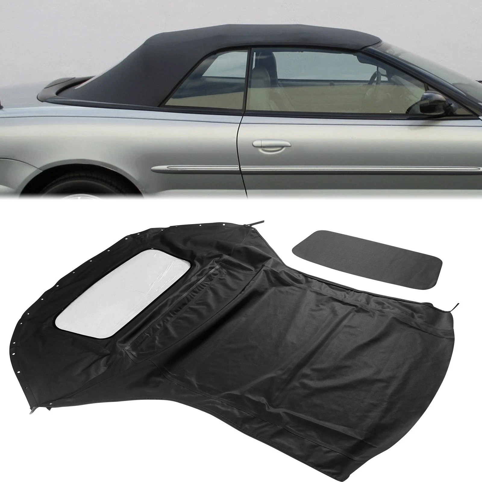 Fit For 1996-2006 Chrysler Sebring Convertible Soft Top Sailcloth Vinyl Fit For 1996-2006 Chrysler Sebring Convertible Soft Top Sailcloth Vinyl