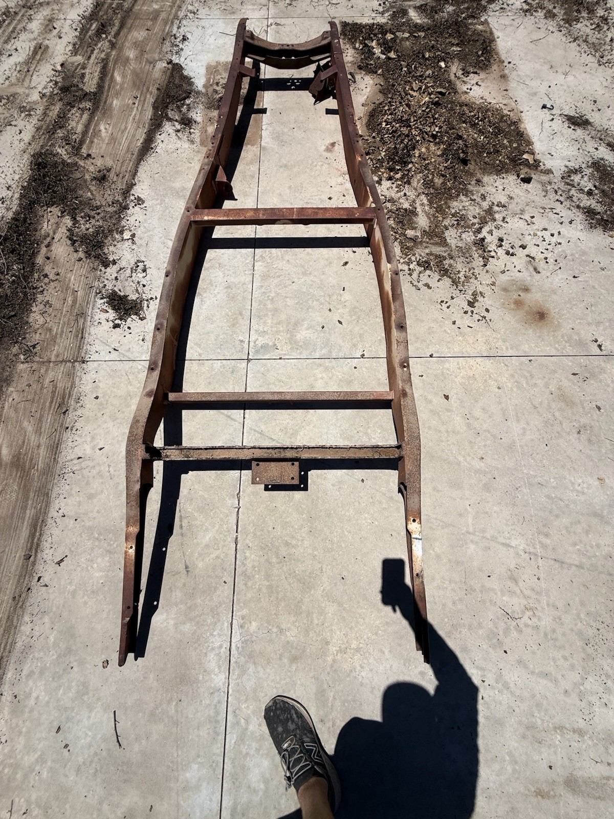 1932 Ford Frame Rails Chassis & Vintage Steel Body Tub Project Hot Rod Deuce