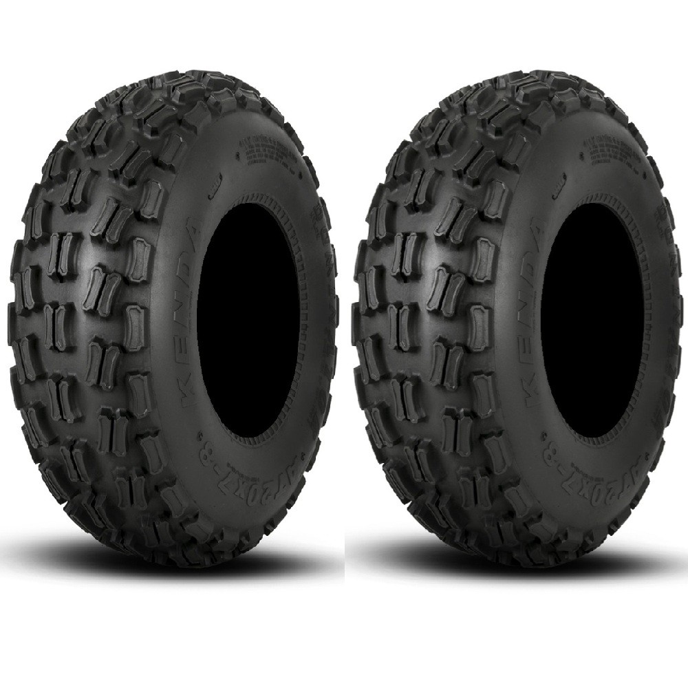 Pair of Kenda Dominator (4ply) 20x7-8 Front ATV Tires (2)