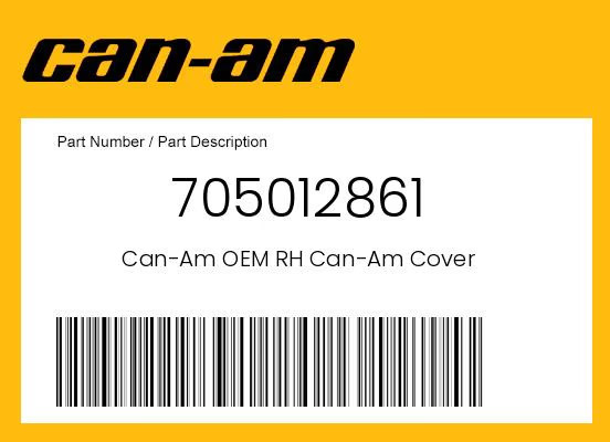 Can-Am Genuine Rh Can-Am Cover - 705012861