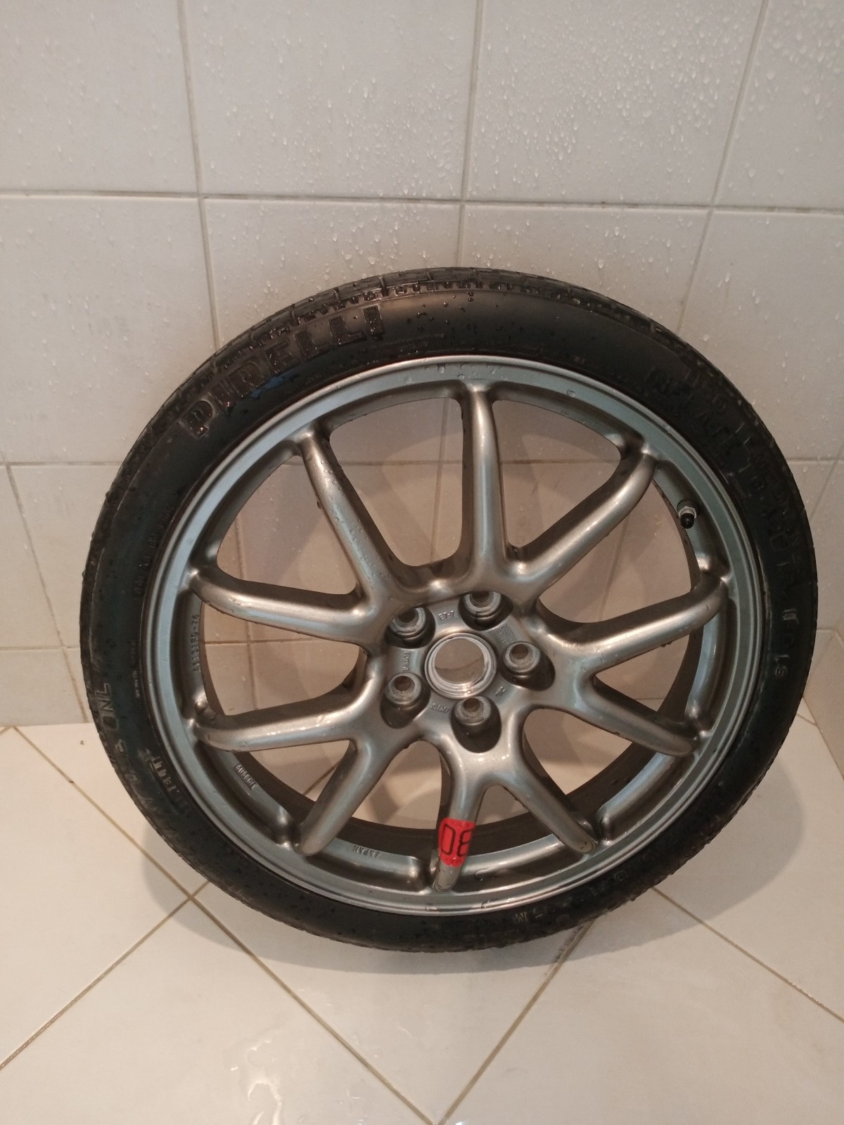 Ferrari space saver spare wheel + Cover + sleeves - Suit 612, 599, 575, 550, 360
