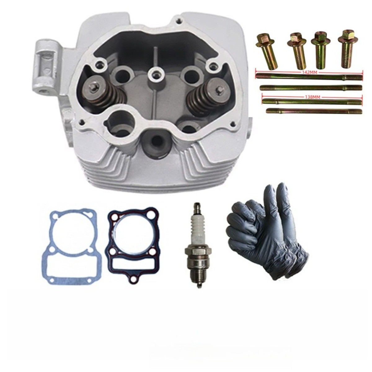 65.5mm Cylinder Head Assembly For Honda CG200 Nitrox200 CG200 95-26 65.5mm Cylinder Head Assembly For Honda CG200 Nitrox200 CG200 95-26