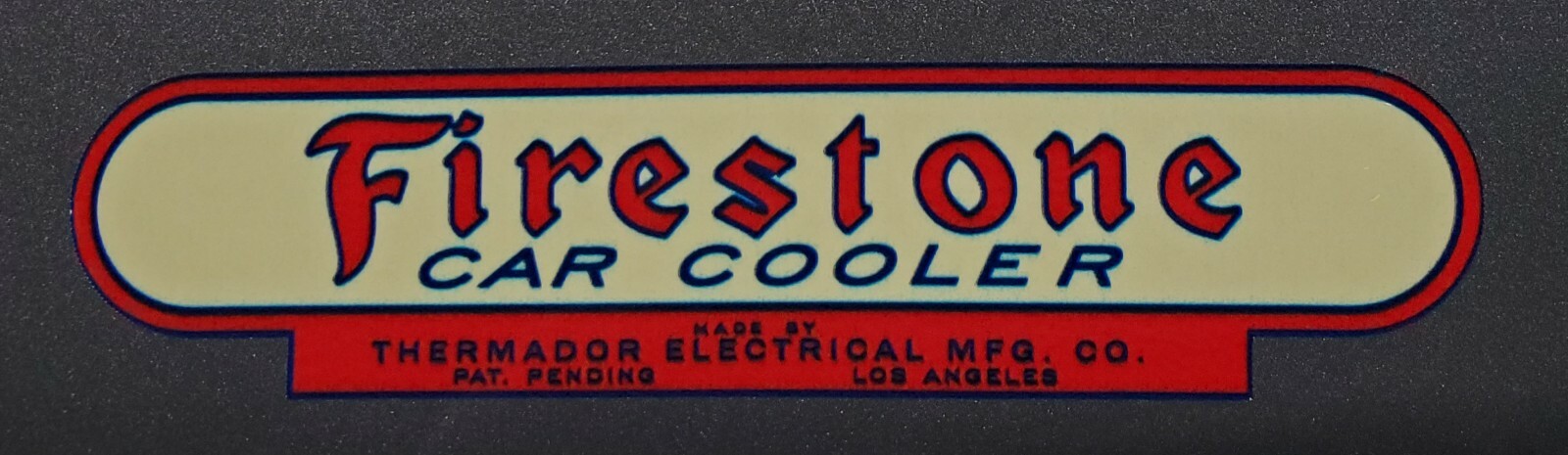 Thermador USA Swamp Cooler Firestone Car Cooler Quality Durable Waterproof Decal Thermador USA Swamp Cooler Firestone Car Cooler Quality Durable Waterproof Decal