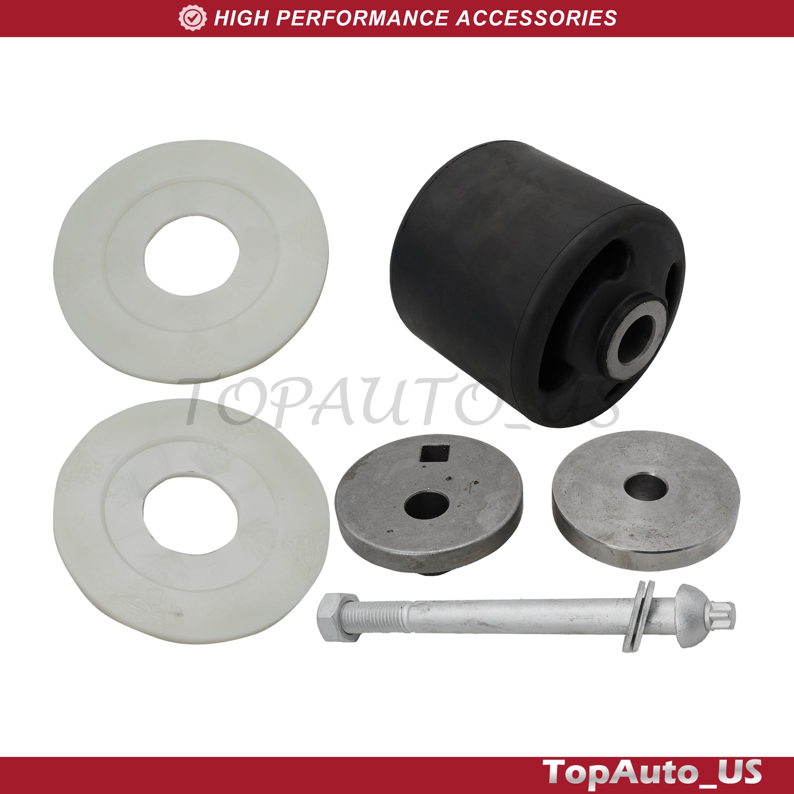Quick Align Pivot Bushing Kit+Alignment Collars Fit Hendrickson S-24691S S-28654