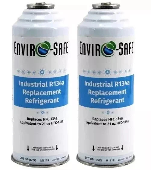 Envirosafe R134a Car AC Refrigerant Replacement 2-Pack Coldest Recharge