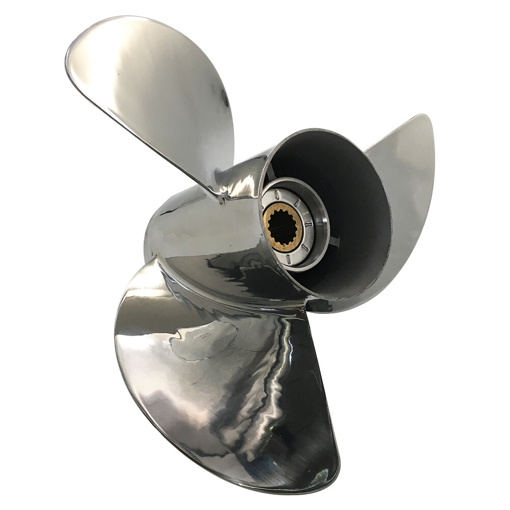 Propeller 13 1/4x15 for Tohatsu 60-140HP Stainless Steel 15 Tooth Propeller 13 1/4x15 for Tohatsu 60-140HP Stainless Steel 15 Tooth