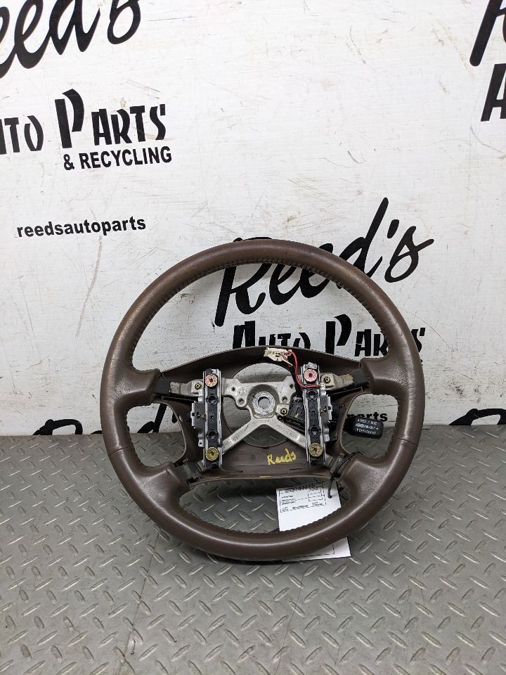 1998-2002 TOYOTA 4RUNNER LEATHER STEERING WHEEL CRUISE EQUIPPED USED OEM 1199026