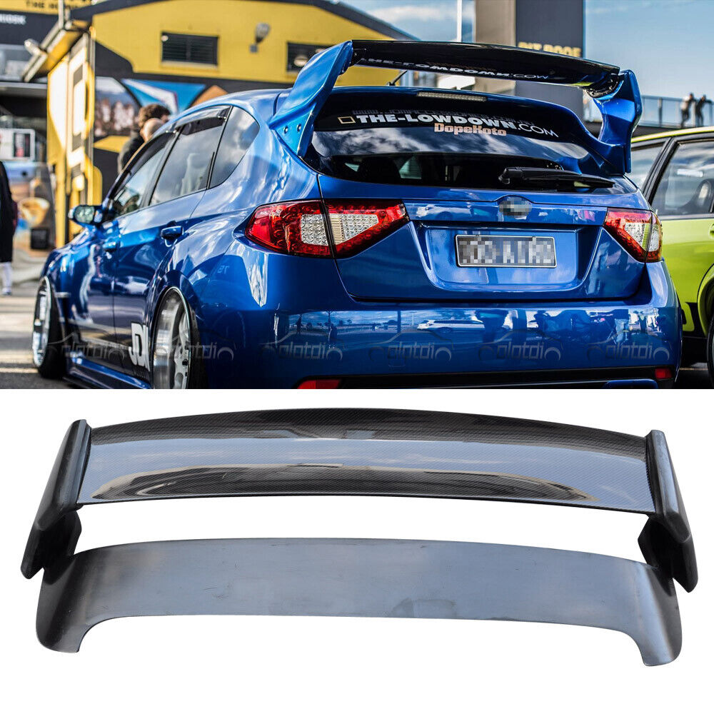 For Subaru Impreza GRB WRX STI 2008-2014 Carbon Fiber + FRP Rear Spoiler Wing