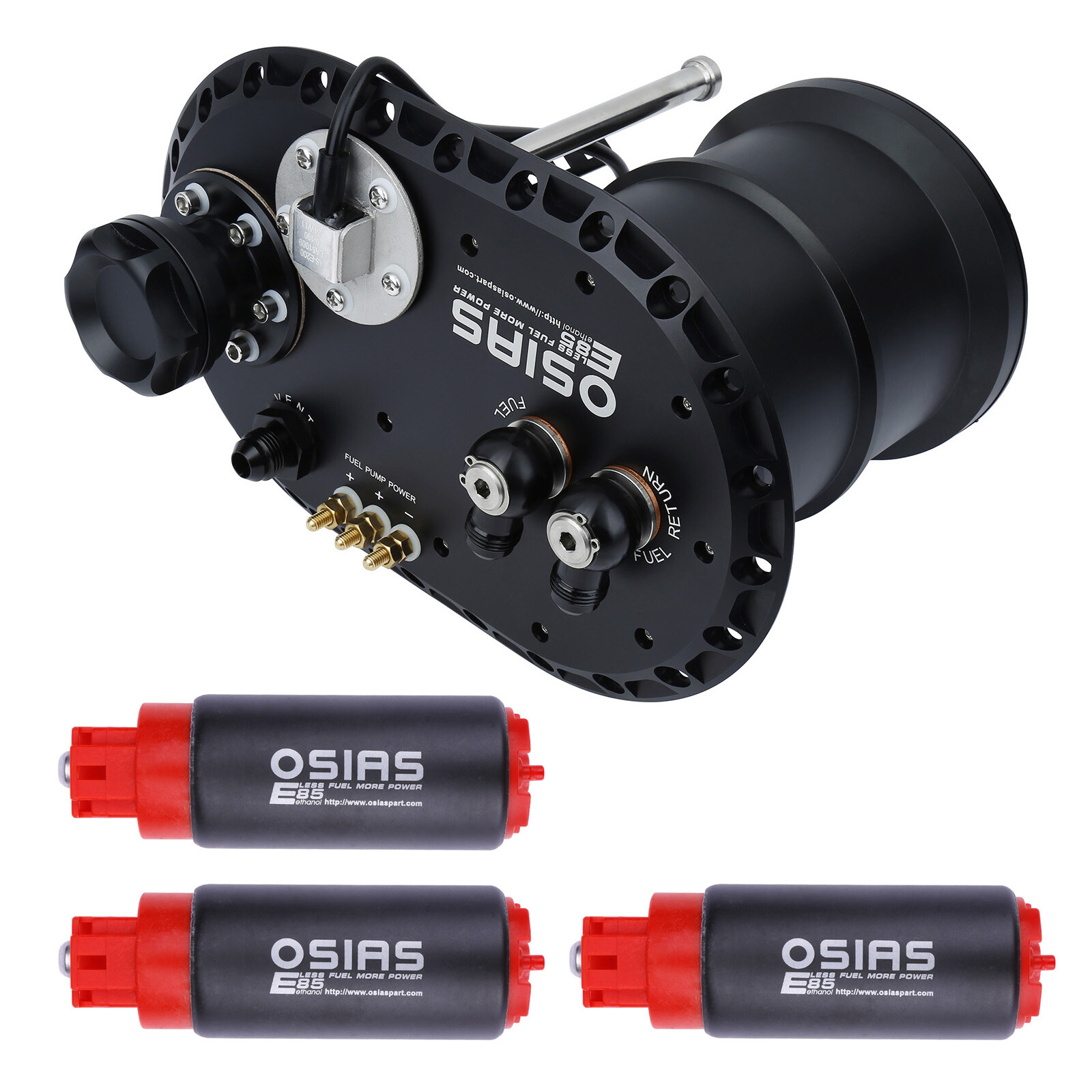 20-1995-00 FCST-X For External Pumps Fuel Cell Surge Tank For 39mm-40mm Pumps 20-1995-00 FCST-X For External Pumps Fuel Cell Surge Tank For 39mm-40mm Pumps