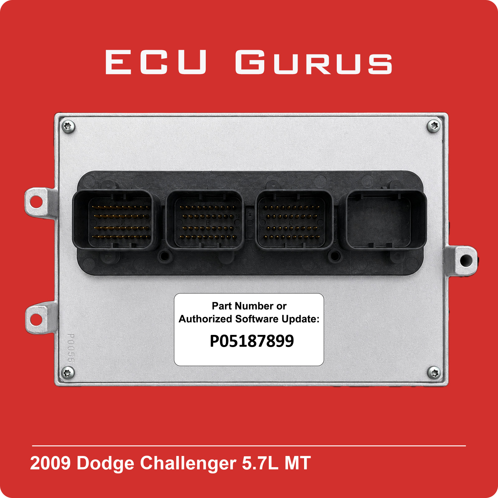 2009 Dodge Challenger 5.7L MT Engine Computer P05187899 \