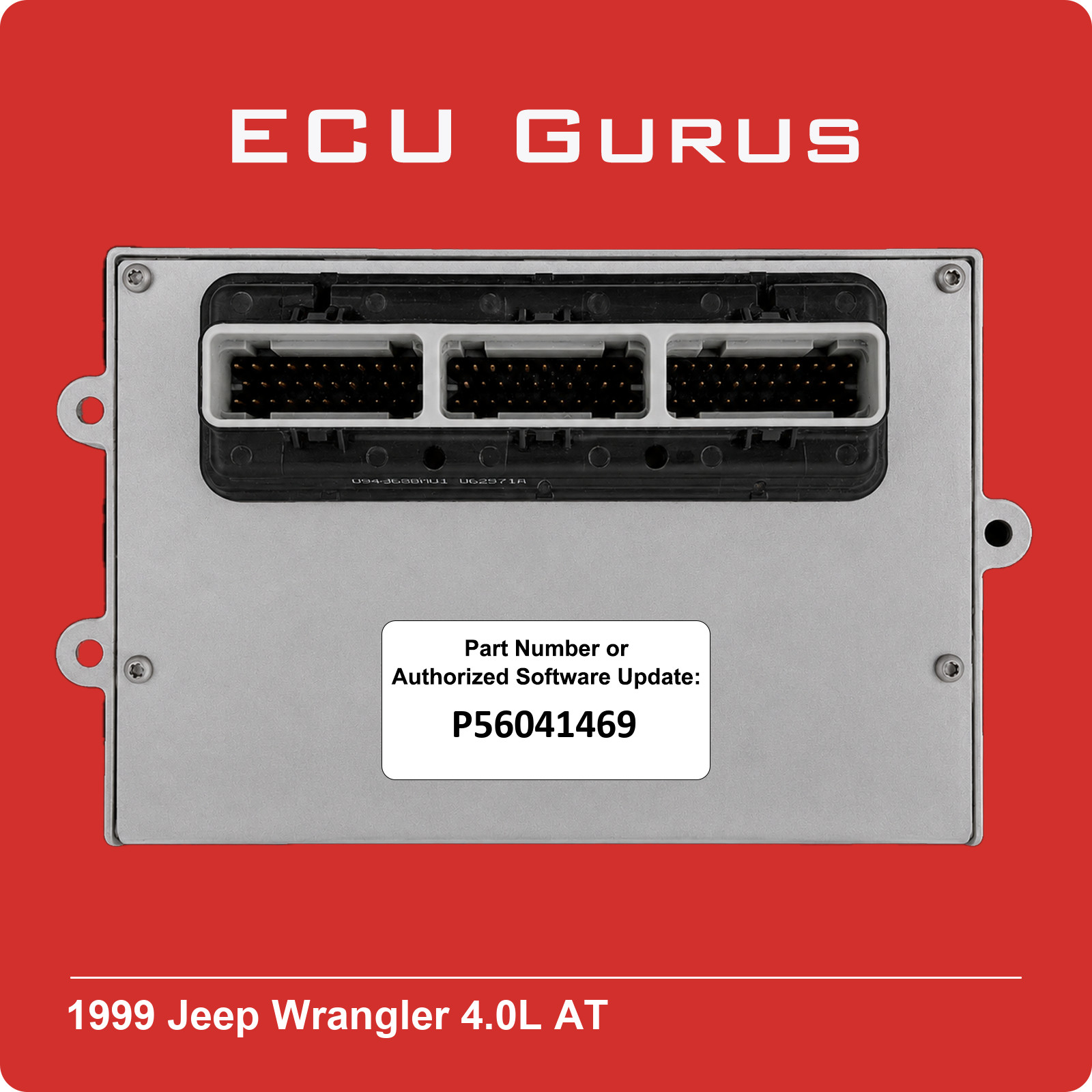 1999 Jeep Wrangler 4.0L AT Engine Computer P56041469 
