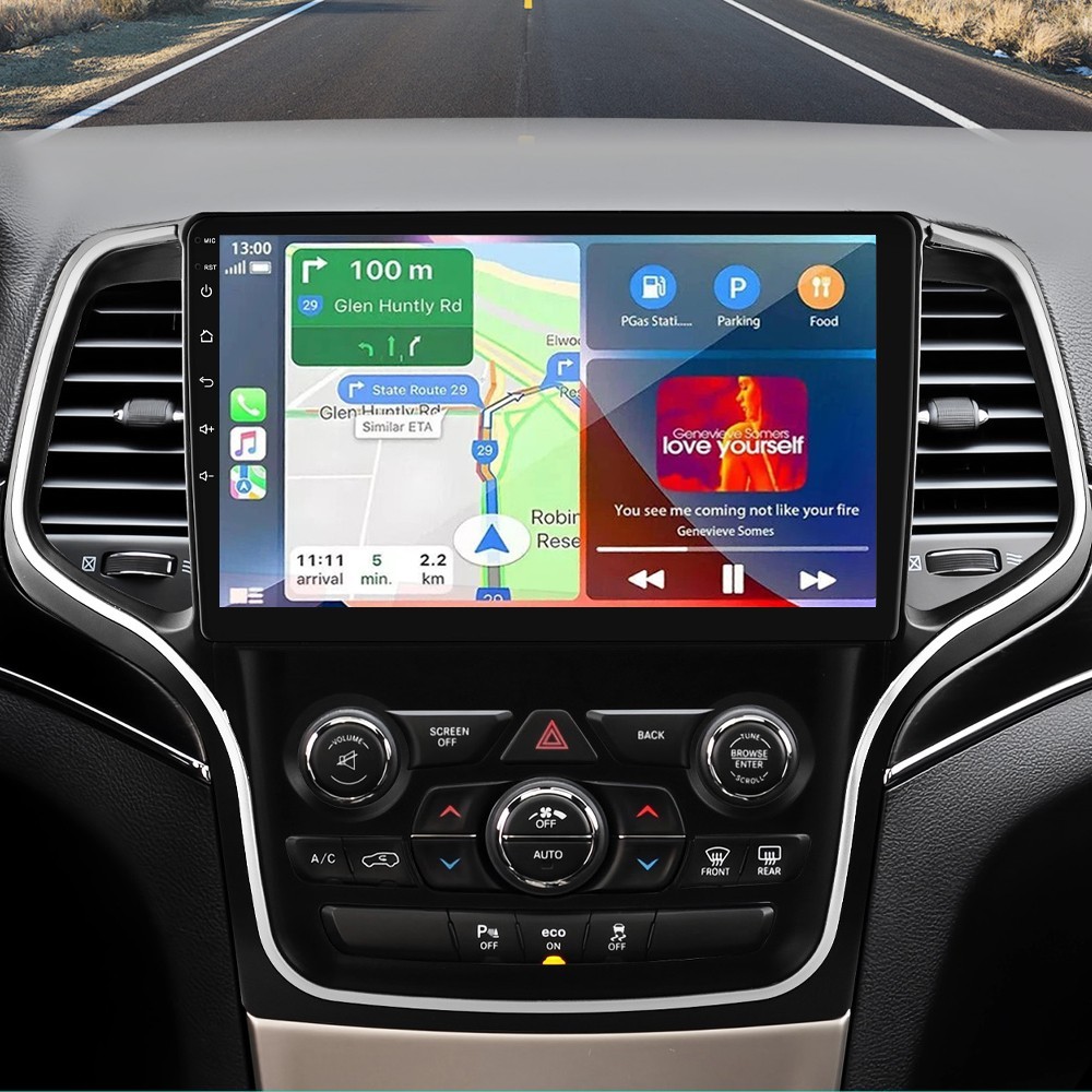 For 2014-2022 Jeep Grand Cherokee Android 32GB Carplay Car Stereo Radio GPS Navi