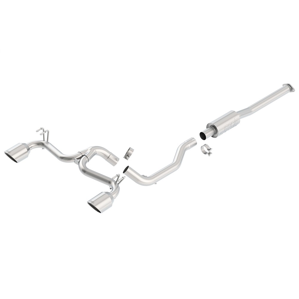 Borla 140285 S-Type Cat Back Exhaust Kit for 2008-15 Lancer Evolution EVO X 2.0L