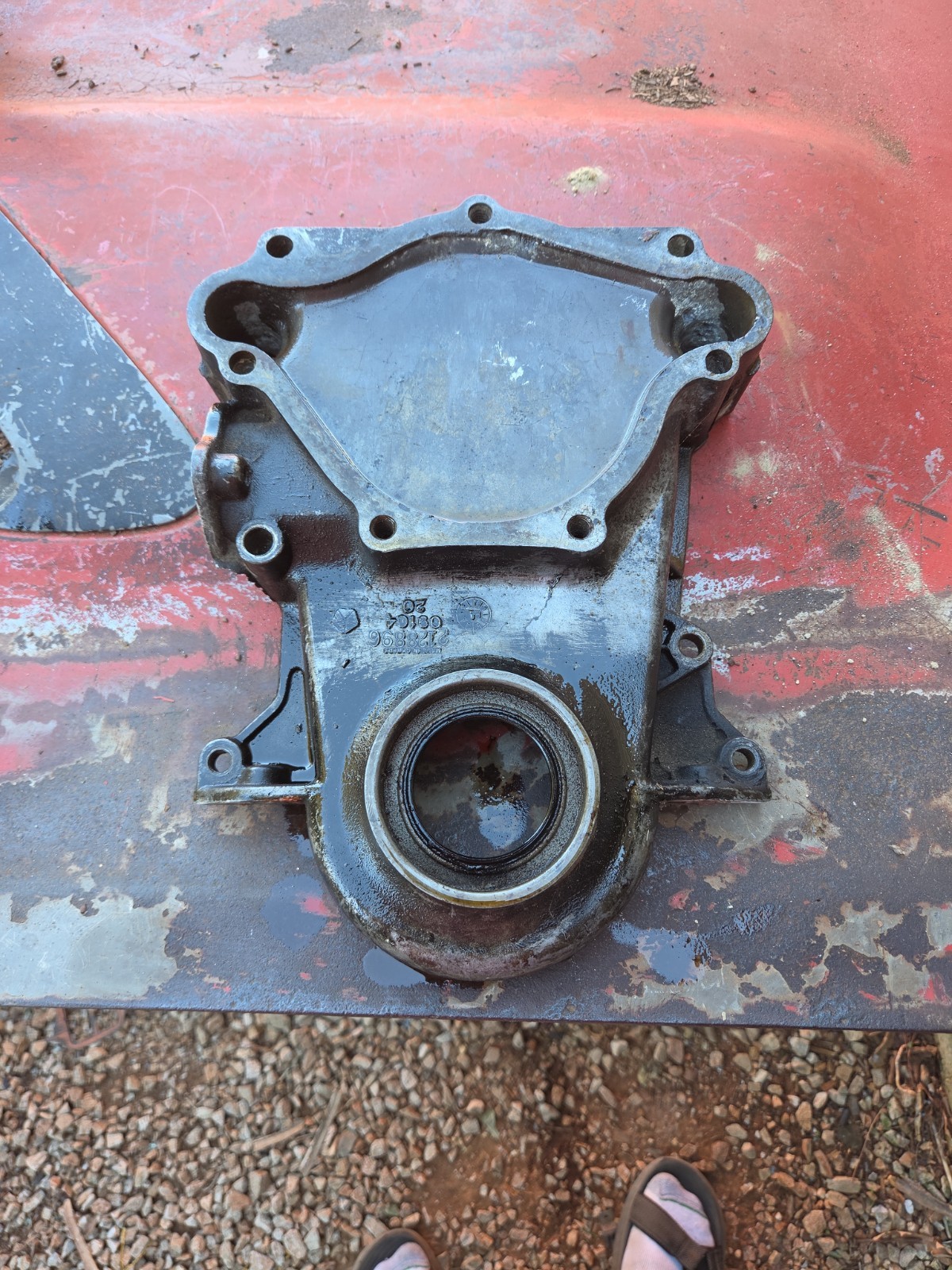🔥68-Pre Mopar Small Block Timing Chain Cover 273 318 340 Dodge Plymouth 2128896 🔥68-Pre Mopar Small Block Timing Chain Cover 273 318 340 Dodge Plymouth 2128896
