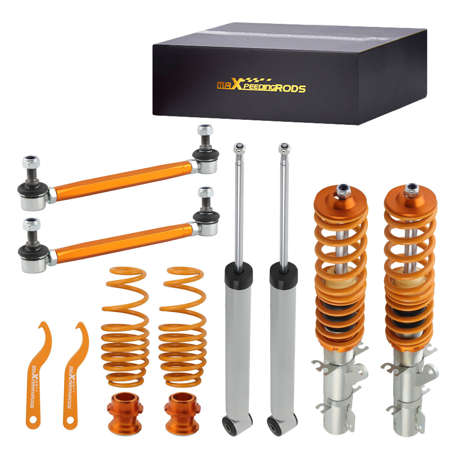 MaXpeedingrods Coilovers Suspension Kit for Audi TT 8N FWD 98-06 A3 8L 96-06 FWD