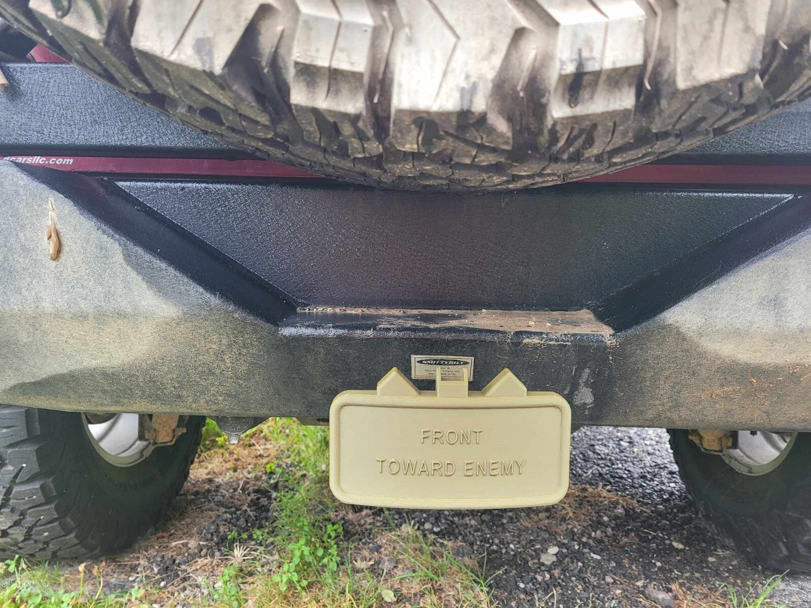 Claymore Mine Tow Hitch Receiver Plug Cover 2” Car, Truck, SUV Claymore Mine Tow Hitch Receiver Plug Cover 2” Car, Truck, SUV