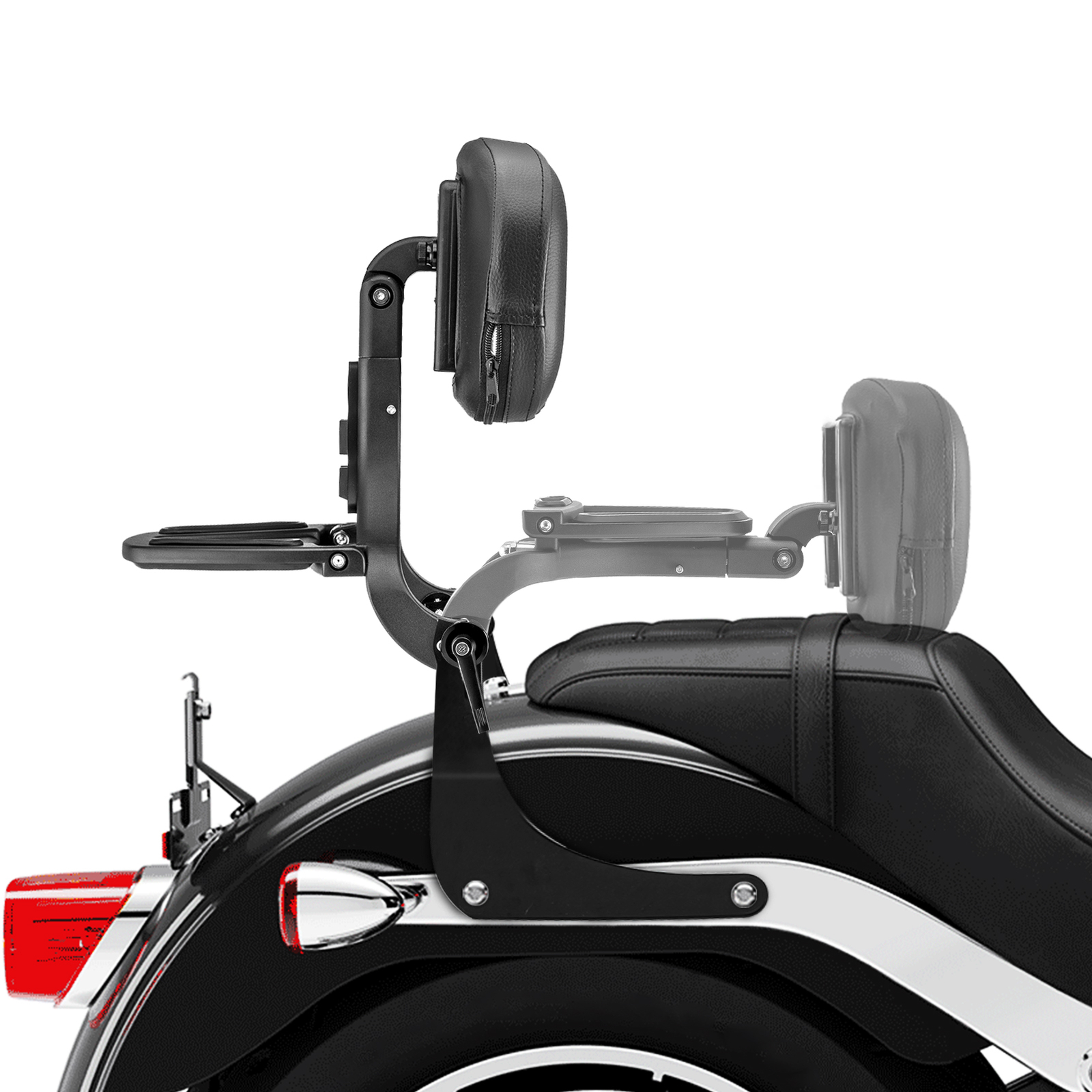 Multi-Purpose Backrest Sissy Bar For Harley Low Rider FXLR Sport Glide 2018-2026