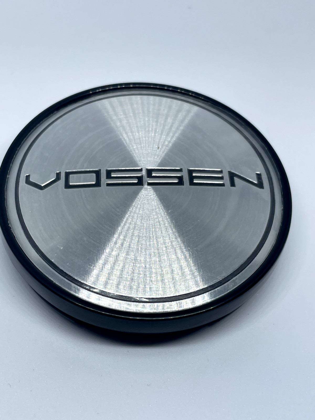 1x 68mm Vossen Grey Black Decal Badges Wheel Center Cap Hubcap Rim Cap 1x