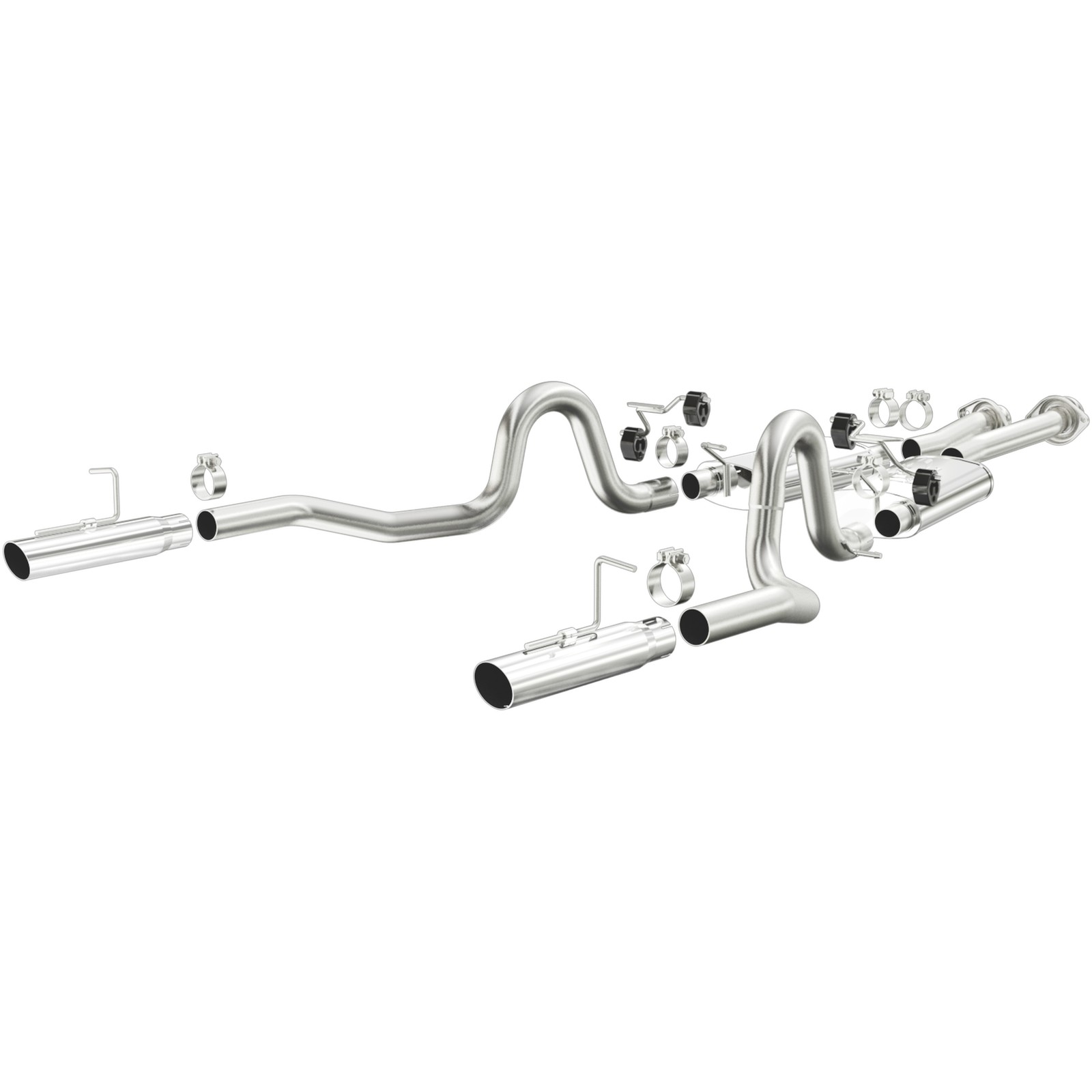 MagnaFlow Performance Exhaust System Kit 15630: 1986-1993 Ford Mustang