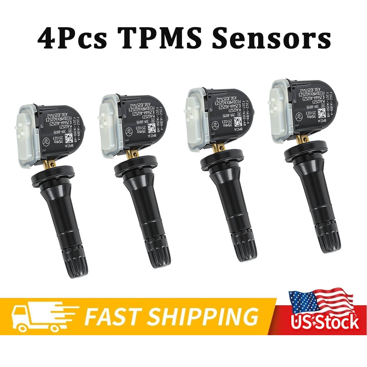 Fit 2016-2019 Ford Explorer 4Pcs TPMS Tire Pressure Sensors F2GZ1A189A Fit 2016-2019 Ford Explorer 4Pcs TPMS Tire Pressure Sensors F2GZ1A189A