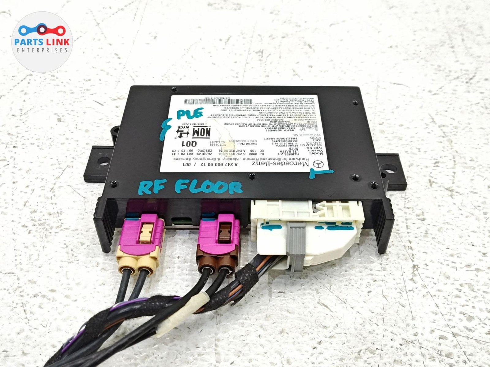 2021-25 MERCEDES GLE53 AMG MOBILE PHONE CONTROL MODULE A2479009012 V167