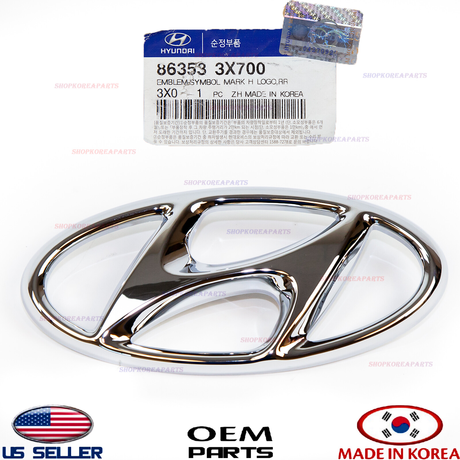 Genuine Front Grille Emblem 