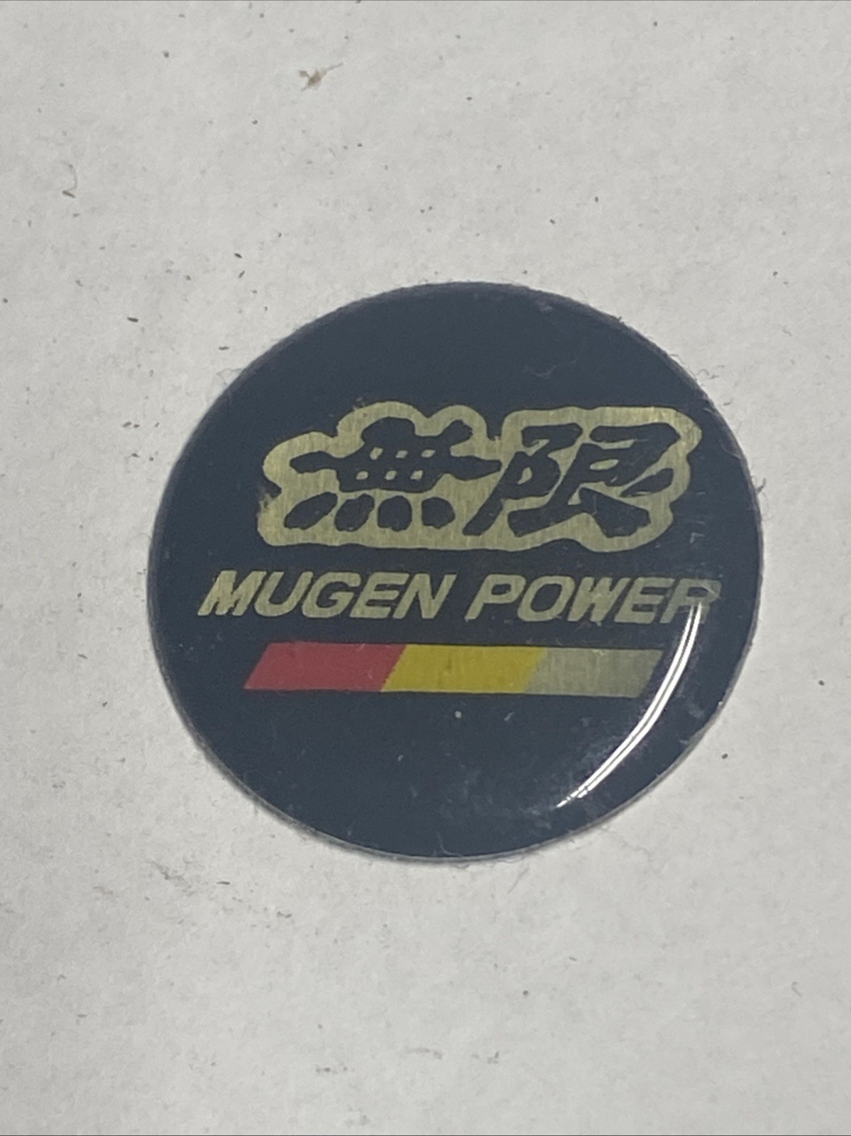Mugen Power Enamel Round Shift Knob Sticker