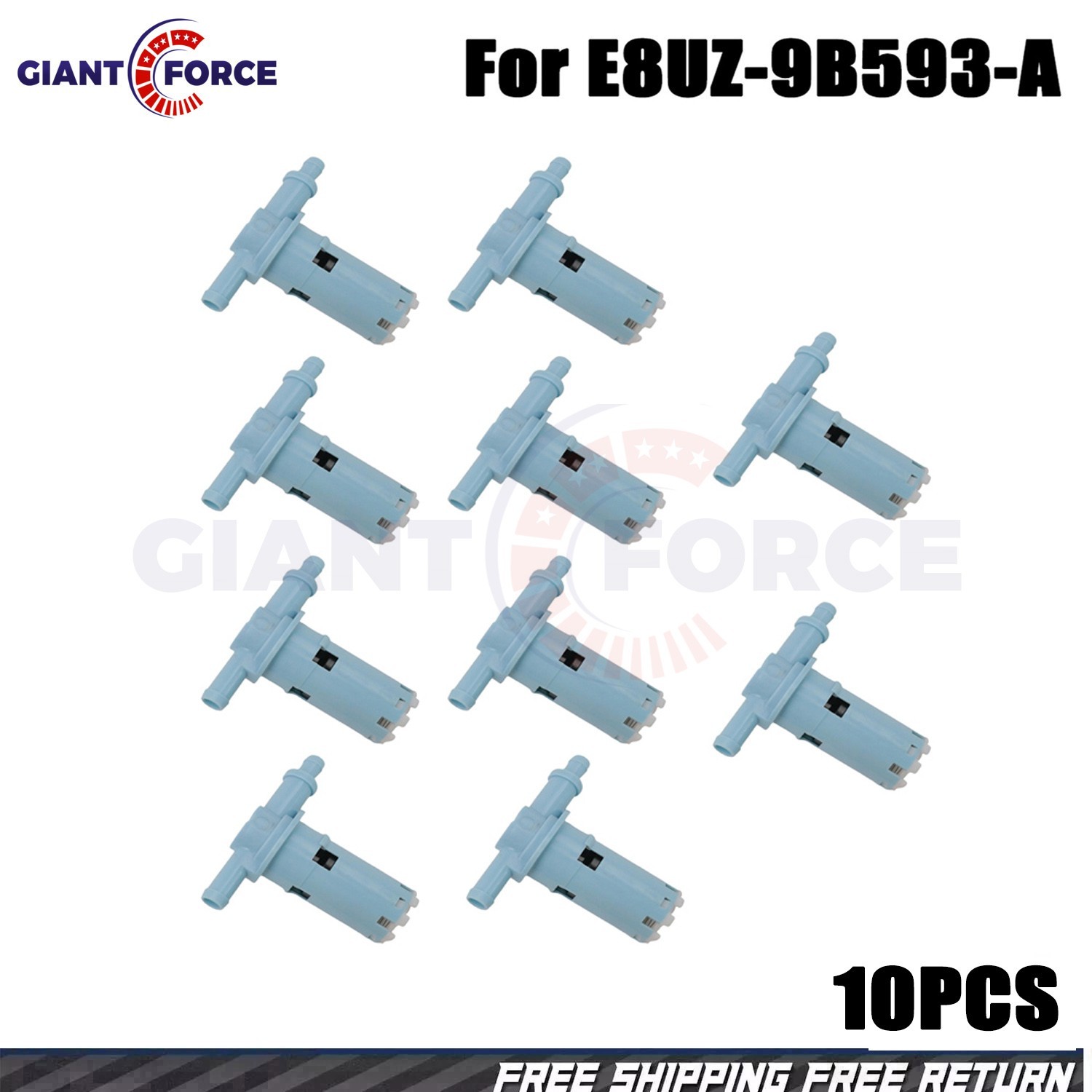 10PCS Fuel Vapor Valve 2Port Design For Ford 4.9 5.0 5.8 7.5 F-Series E8UZ9B593A 10PCS Fuel Vapor Valve 2Port Design For Ford 4.9 5.0 5.8 7.5 F-Series E8UZ9B593A