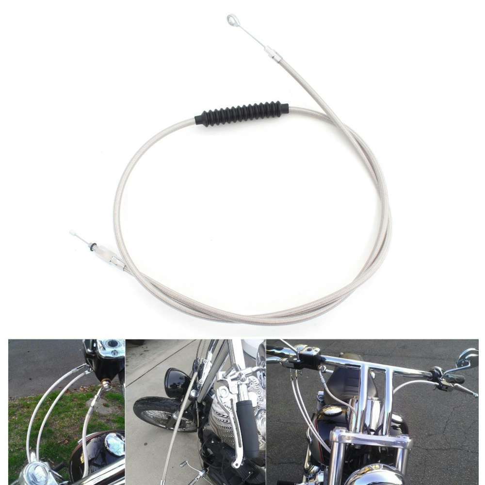71 Inch Steel Braided Clutch Cable Fit for Harley XL Softail Heritage Road King#