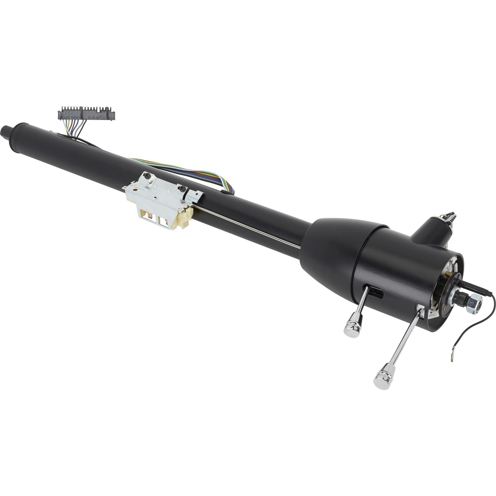 Universal GM 32-Inch Tilt Steering Column, Floor Shifter: 5-Position, Black