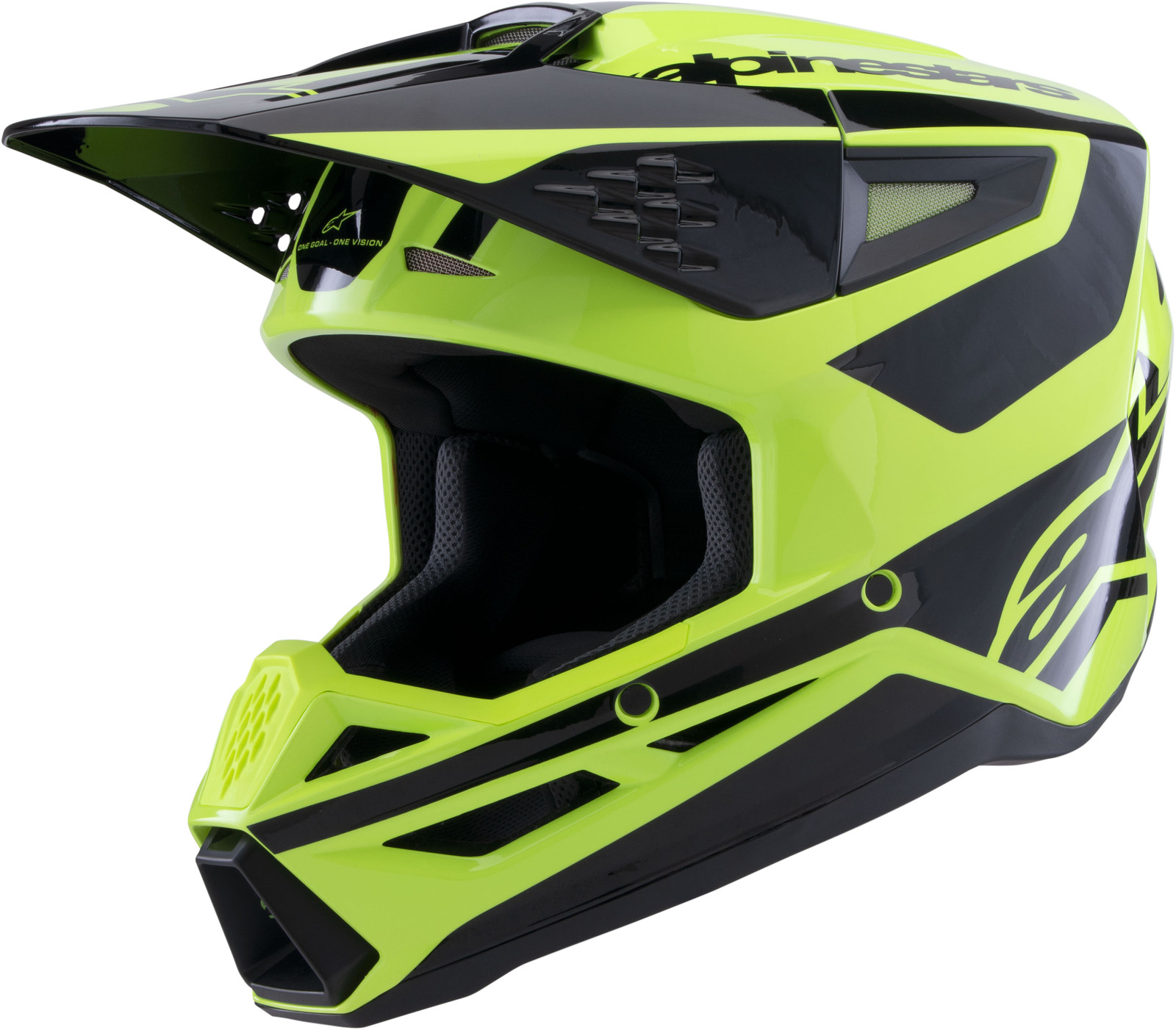 ALPINESTARS - Sm3 Heat Helmet Yellow Fluo/Black Glossy 2x | 8301026-5011-XXL ALPINESTARS - Sm3 Heat Helmet Yellow Fluo/Black Glossy 2x | 8301026-5011-XXL