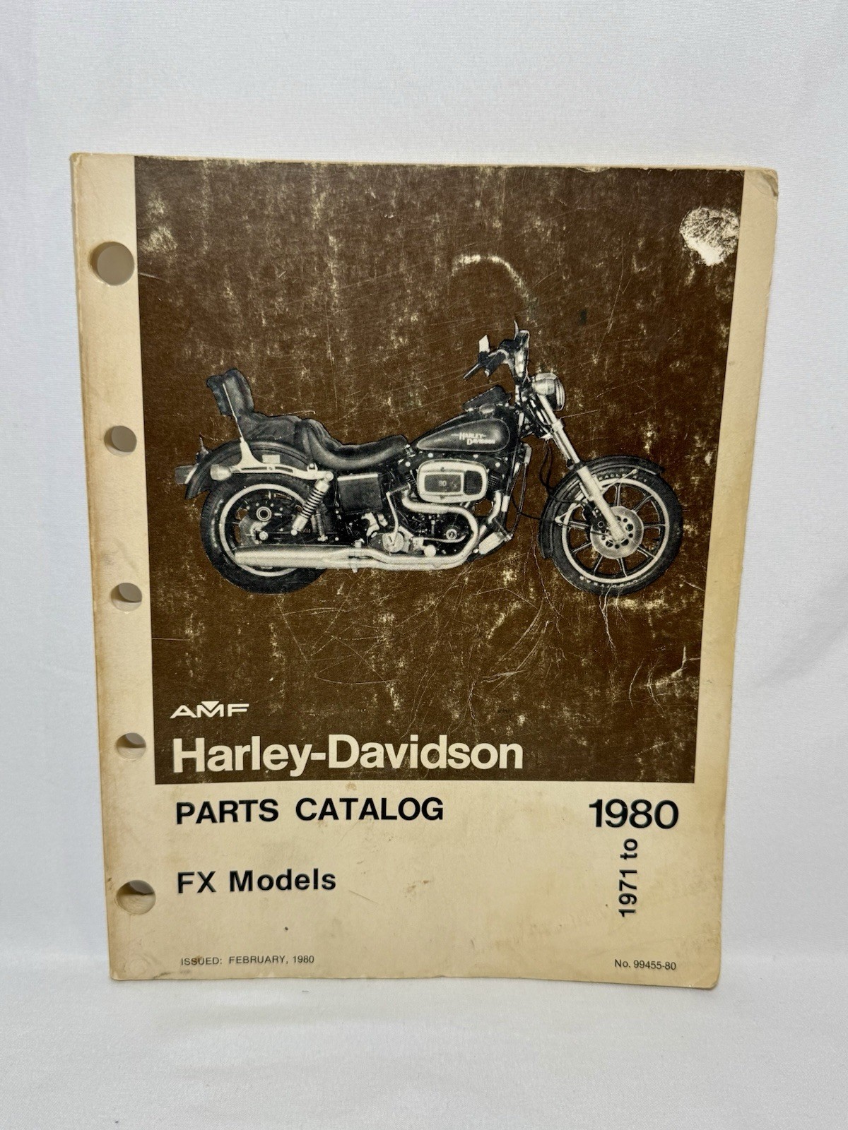 Harley-Davidson FX Models Parts Catalog 1971-1980 99455-80 OEM Harley-Davidson FX Models Parts Catalog 1971-1980 99455-80 OEM