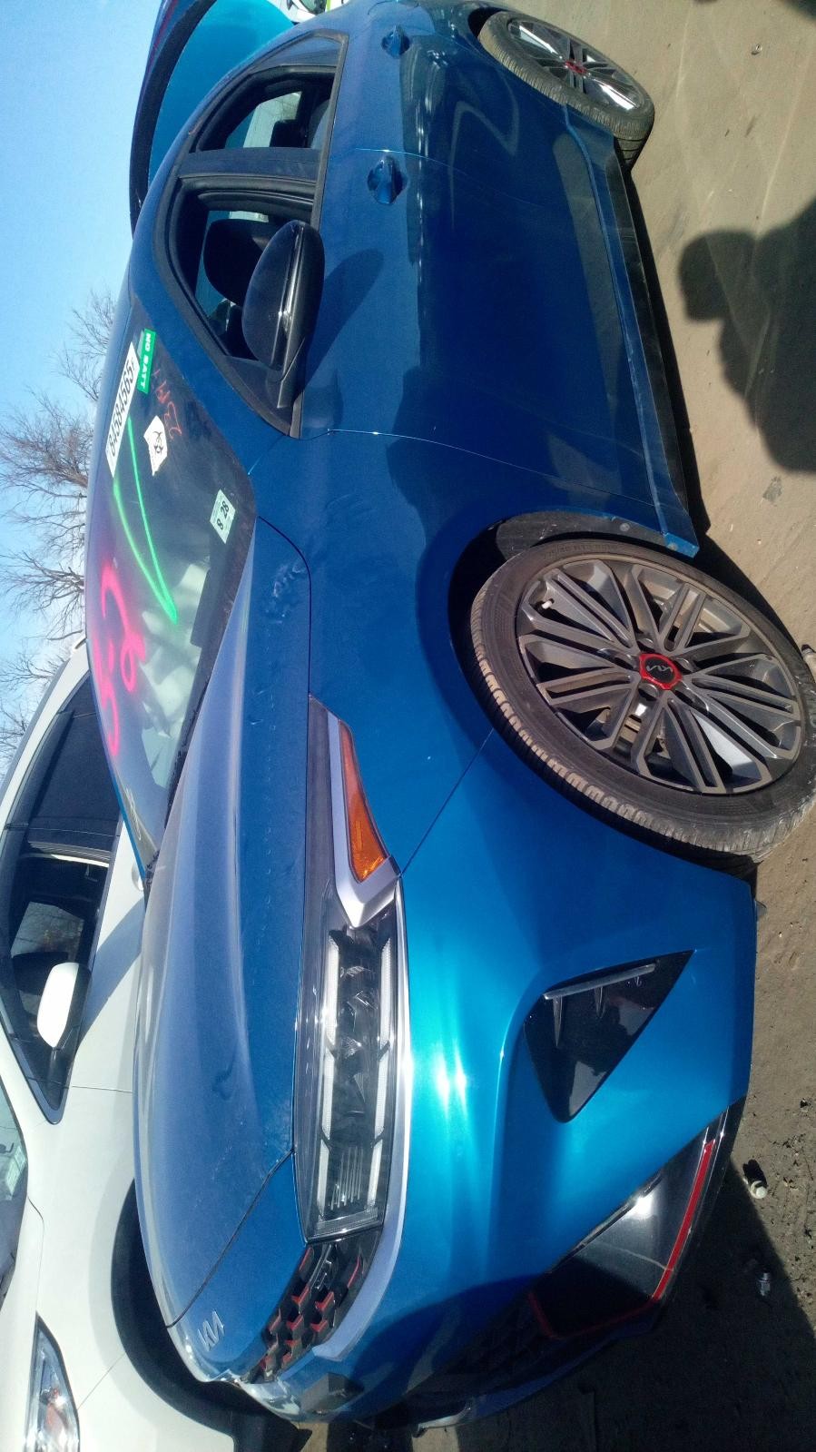 2023 KIA Forte Front Left Seat Blue Leatherette GT Bucket 16K Miles