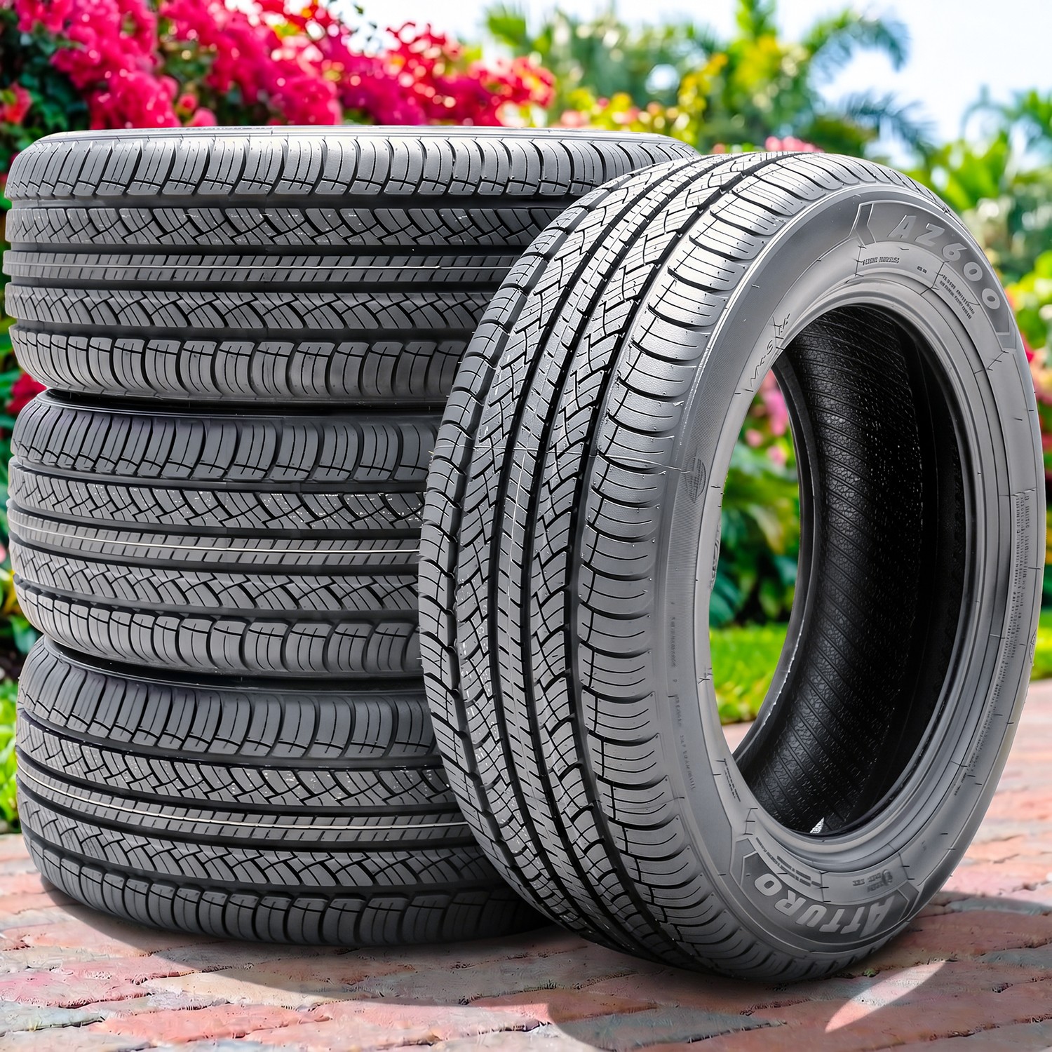 4 Atturo AZ600 245/55R19 107H XL All Season Tires 60k Mi Warranty UTQG 560AA