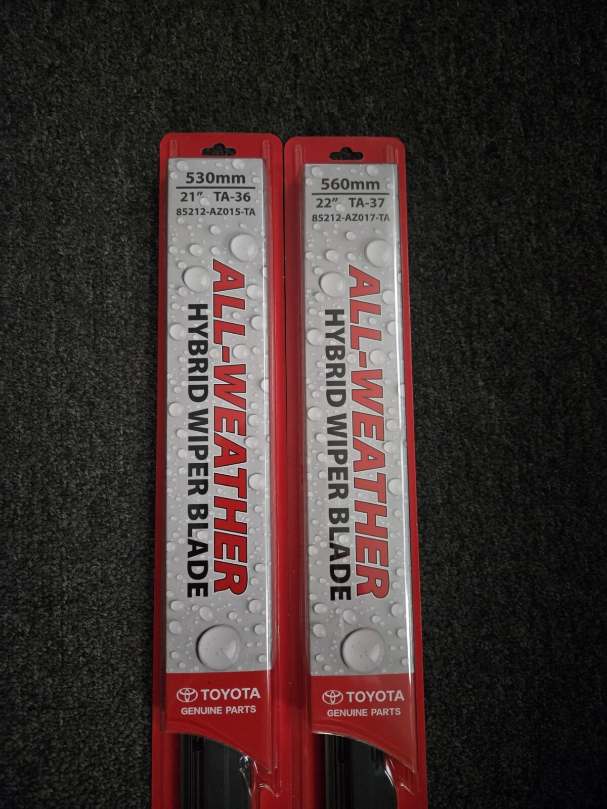 2005-2015 TOYOTA TACOMA GENUINE OEM SIGHTLINE WIPER BLADE SET 1H 1G 2005-2015 TOYOTA TACOMA GENUINE OEM SIGHTLINE WIPER BLADE SET 1H 1G