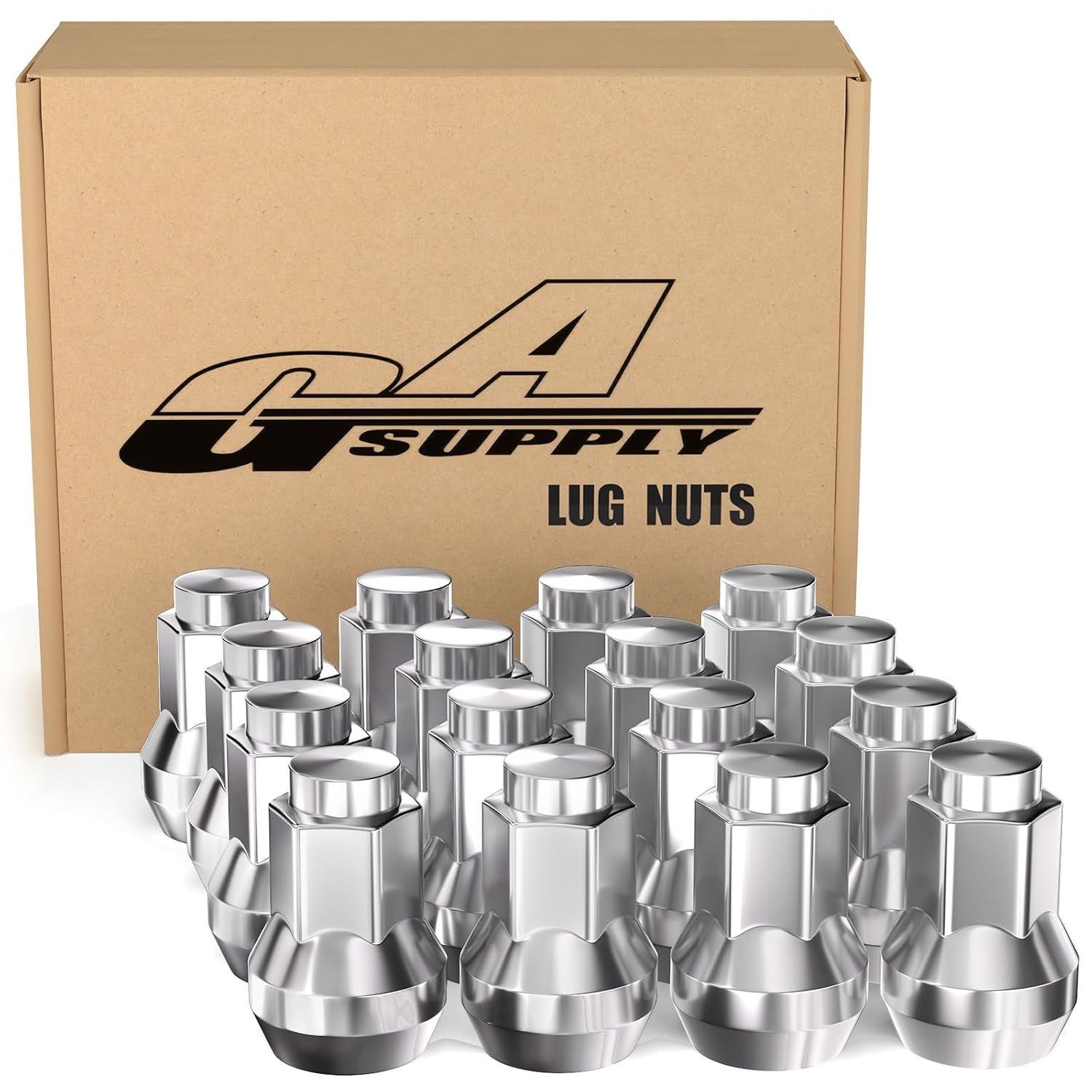 16 Lug Nuts Chrome, Cone Seat 1.2\