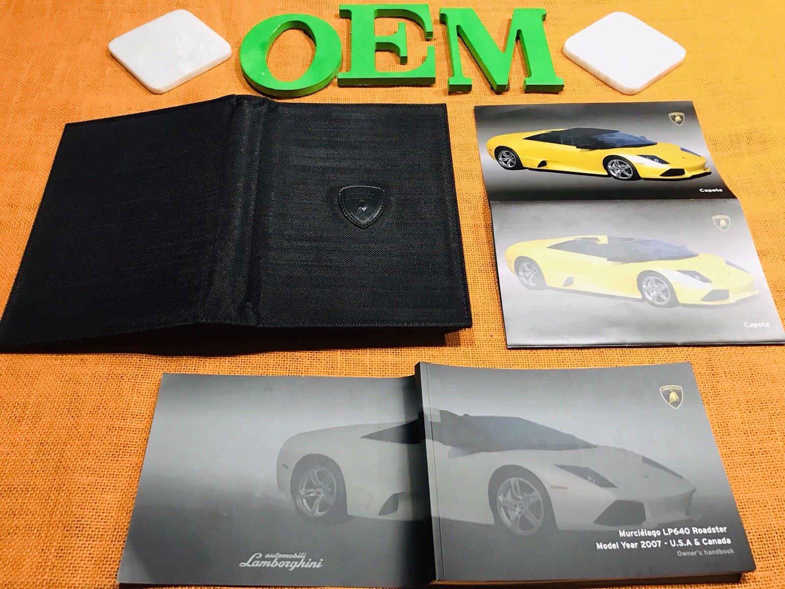 2007 LAMBORGHINI MURCIELAGO ROADSTER LP640 OWNERS MANUAL LP 640 CONVERTIBLE