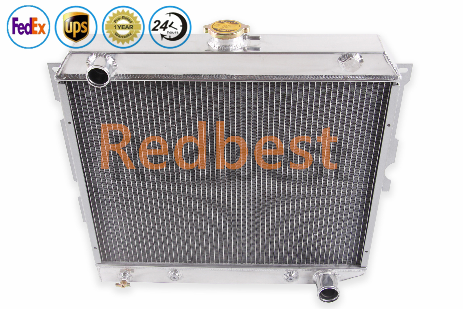 3 Rows Alu Radiator For 1970-1972 Dodge Challenger /Charger Small Block 22\