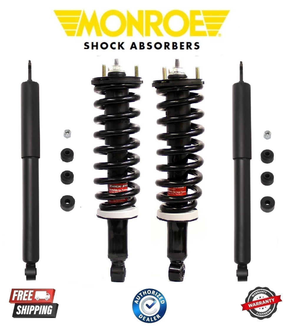 Monroe Front Coil Spring-Quick-Strut & Rear Shock Kit For 00-06 Tundra Monroe Front Coil Spring-Quick-Strut & Rear Shock Kit For 00-06 Tundra