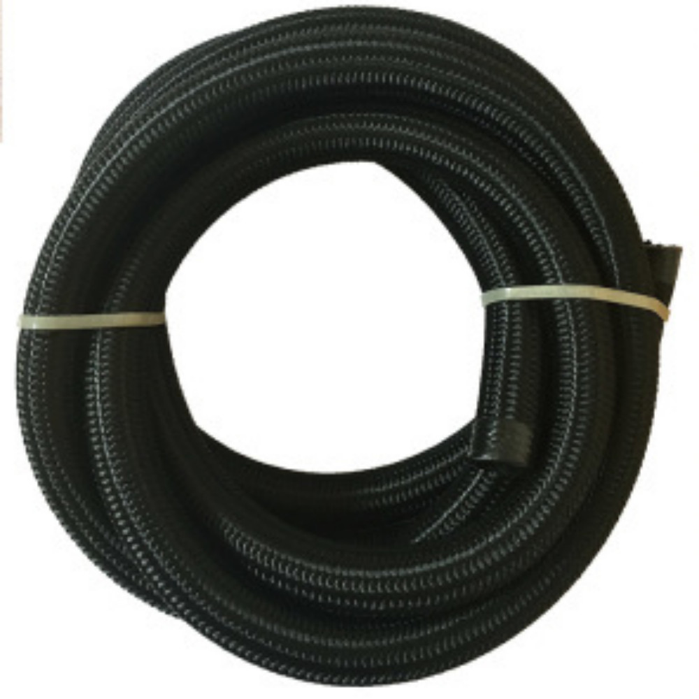 10/20FT 6AN 8AN 10AN 12AN CPE Braided Nylon Fuel Line Kit Fuel Hose End Fittings
