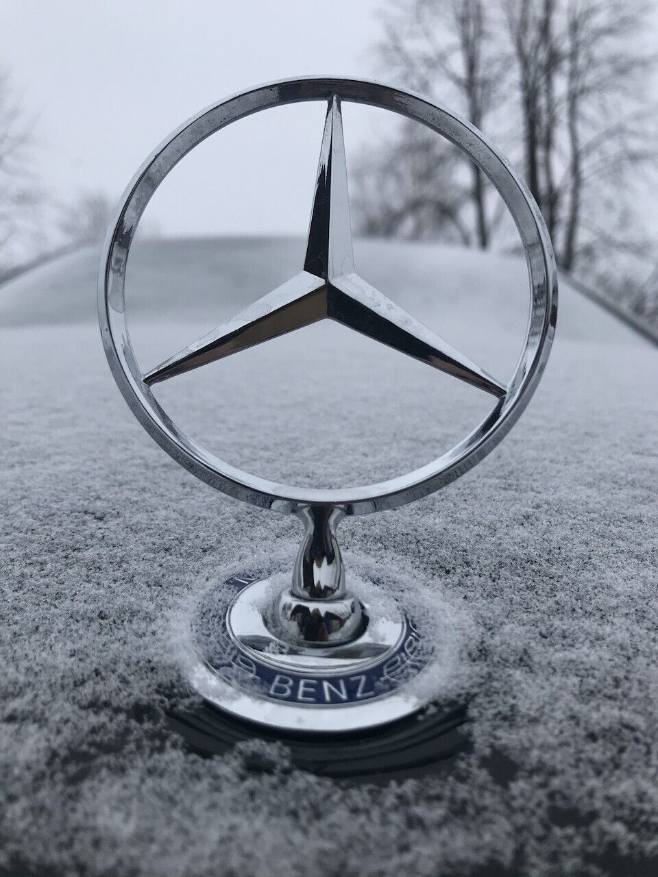 Front Hood Emblem Star for Mercedes-Benz