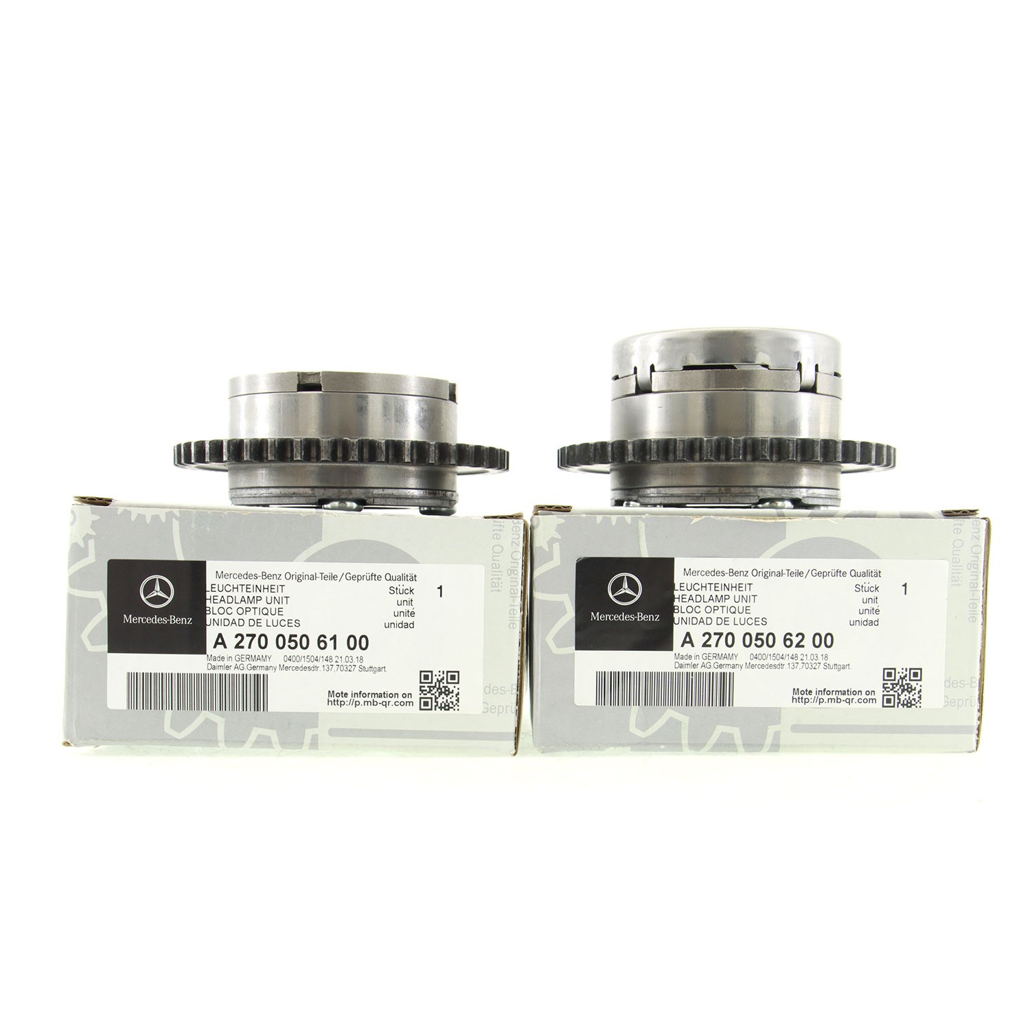 Intake Exhaust Camshaft Adjuster For 2700506100 2700506200 M274 W205