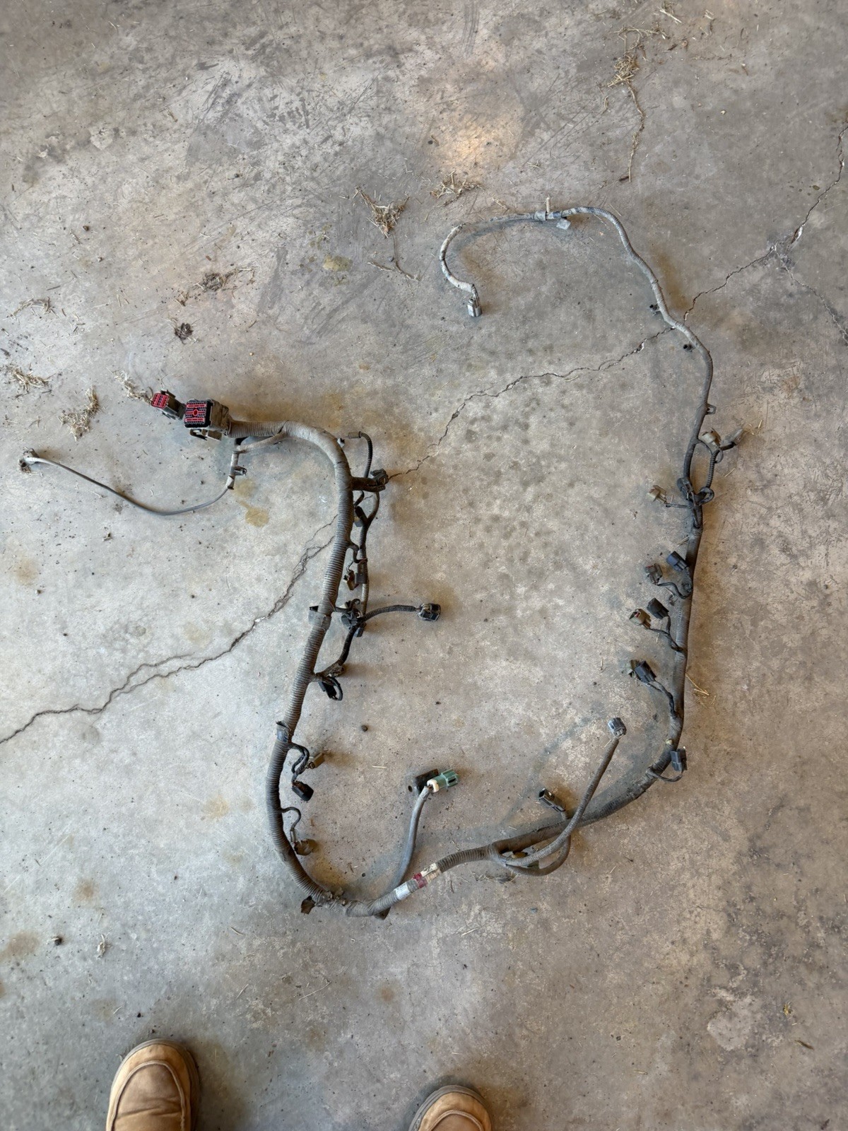 2001 Ford F250 F350 Super Duty 6.8L V10 Triton Engine Wiring Harness OEM 12B637