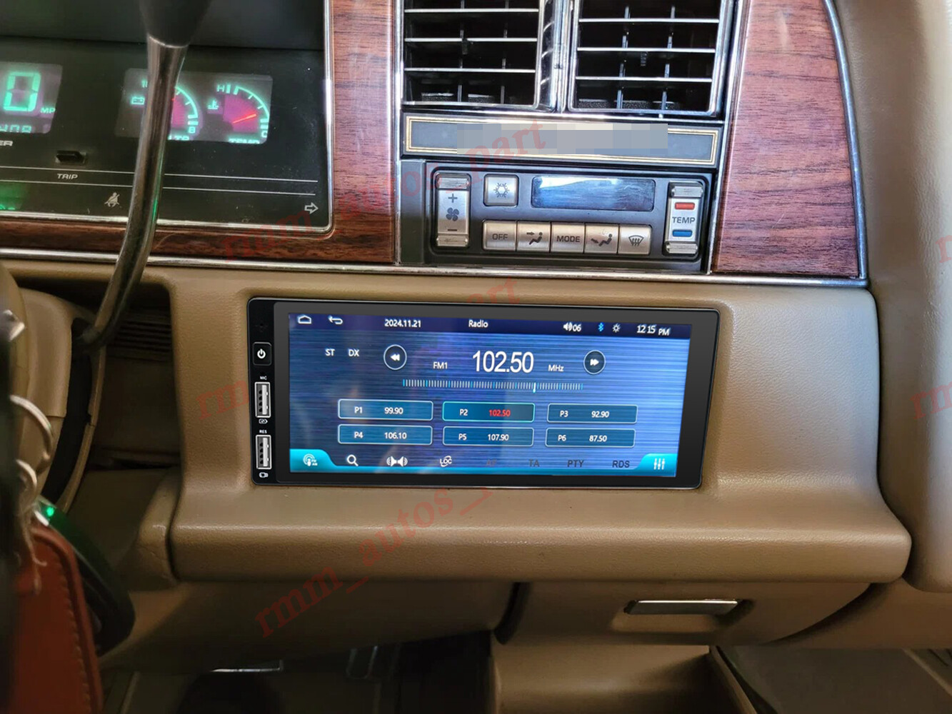 Carplay For 1983-1989 Chrysler Fifth Avenue Android 15 Car Stereo Radio WiFi AHD