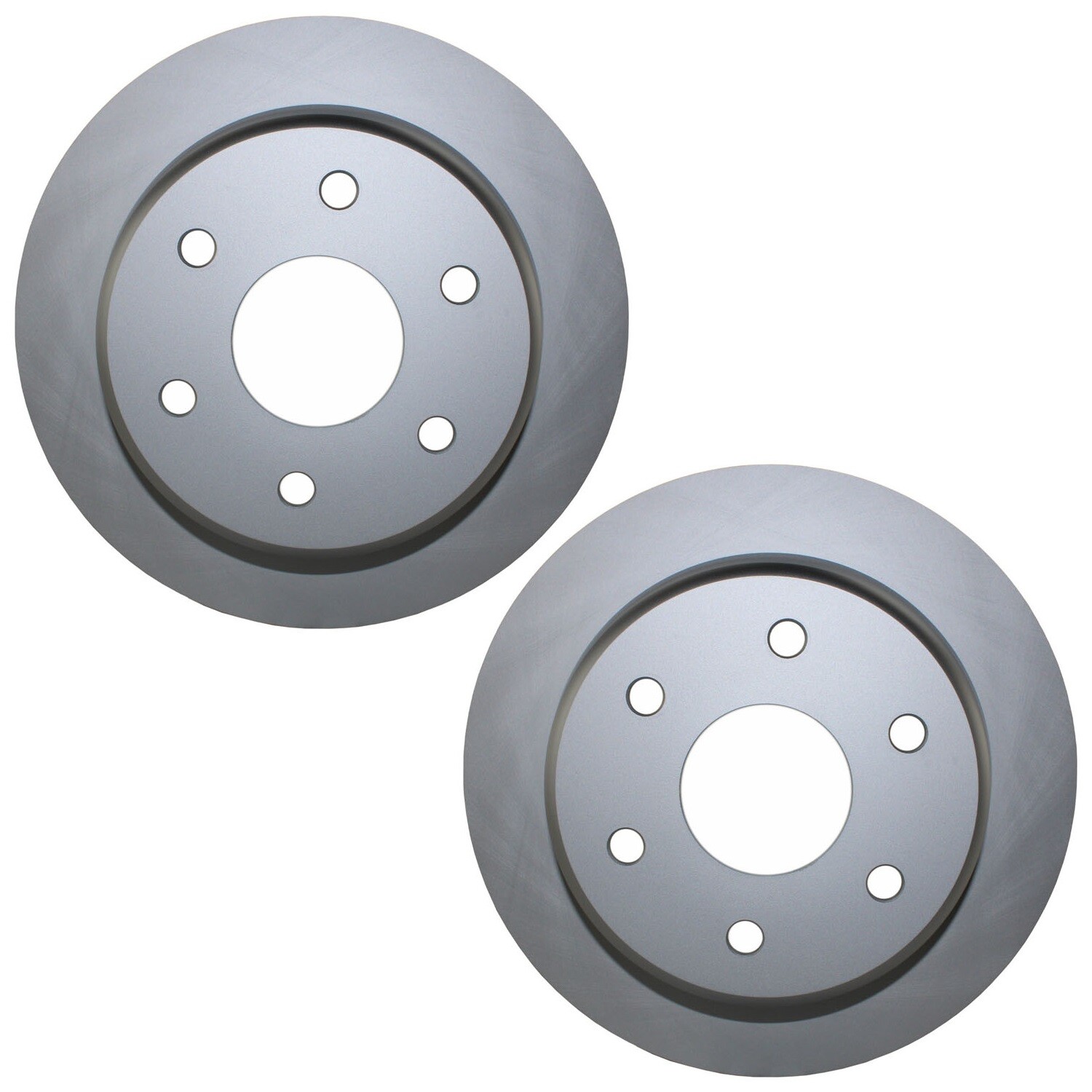Bison Performance Pair Rear Coated 330mm Brake Rotors for Cadillac Chevrolet GMC
